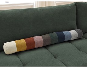 Зелен сгъваем/с място за съхранение ъглов диван (десен ъгъл/L форма) Fuji – Bobochic Paris