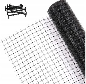 Изключително здрава мрежа за къртици 33 g/m² + 100 безплатни игли Šírka: 2 m | Dĺžka: 200 m