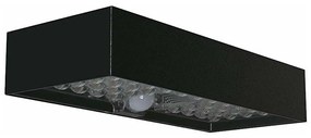LED Соларен аплик със сензор LED/6W/3,7V IP65 4000K 3000 mAh черен