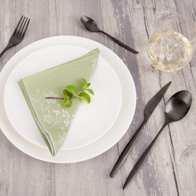 Черен прибори за хранене от неръждаема стомана 24 бр. – Orion