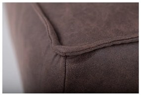 Кафява табуретка от изкуствена кожа Copenhagen - Scandic