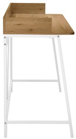 Работна маса с дъбов плот 50x120 cm Savona – Støraa