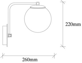 Стенна лампа в златисто ø 15 cm Daisy – Opviq lights