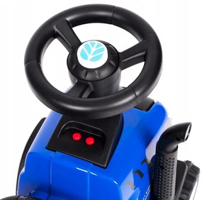 Син трактор NEW HOLLAND с борд и инструменти