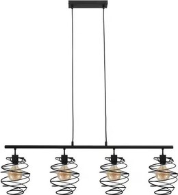 Briloner 4871-045 - Висящ полилей на кабел 4xE27/60W/230V
