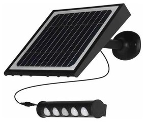 LED Соларен стена лампа със сензор за движение LED/8W/3,7V 4000 mAh 4000K IP65