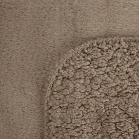 Двустранна покривка за легло от овча кожа, бежова Ширина: 170 см | Дължина: 210 см