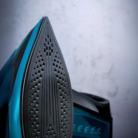 Парогенератор Oliver Voltz OV51052A, 3200W, 1.5 л, 3 настройки на парата, Керамична плоча, LED дисплей, Тюркоаз