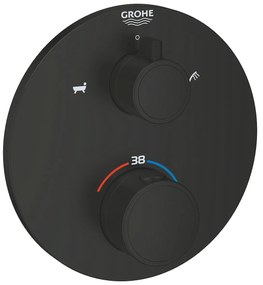 Термостатен смесител за вана, 1022102430, с 2 изхода и вграден превключвател