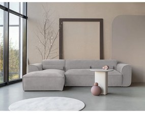 Светлосив ъглов диван (ляв ъгъл) Flex Felix – Miuform