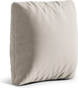 Бежова кадифена възглавница за диван Kemi – Cosmopolitan Design