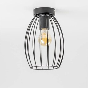 LED таванно осветително тяло 1xE27/6,5W/230V черно