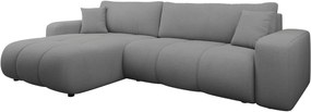 Ъглов диван Furyn L Maxi-Тъмносив