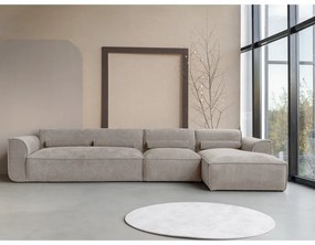 Бежов ъглов диван (десен ъгъл) Flex Felix – Miuform