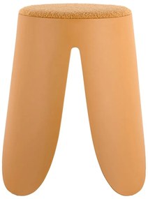 Пластмасова табуретка в цвят охра и жълто Savor - Leitmotiv