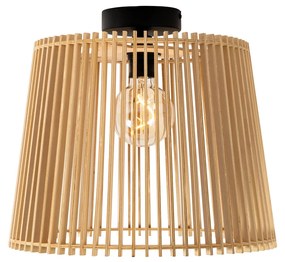 Рустикална външна таванна лампа дърво IP44 - Jayla