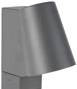 Модерна външна подова лампа антрацит с LED - Uma