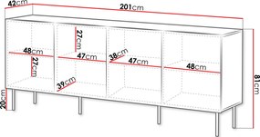 ТV шкаф Tacos 4D