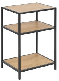 Черно нощно шкафче Seaford - Actona