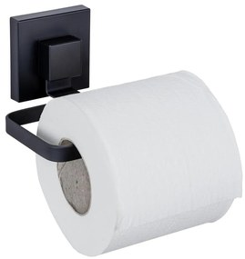 WENKO 71447800 - Държач за тоалетна хартия VACUUM-LOC QUADRO ED 14x11 cm черен