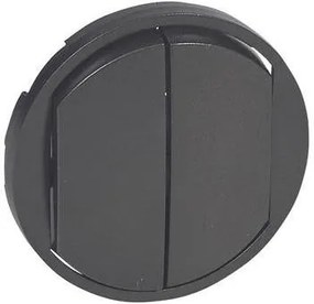 Legrand Лицев панел за сериен ключ цвят графит Celiane - 067902