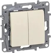 Legrand Сериен ключ цвят крем Niloe - 764606