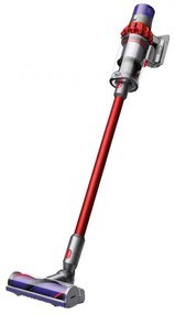 Вертикална прахосмукачка Dyson V10 Origin 394464-01, 525W, 151AW, 0.76l, 125000 об/мин, 60 мин, 3 режима, Motorbar четка, Никел/червен