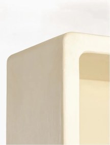 Бежов шкаф за книги 60x190 cm Naluno - Light &amp; Living