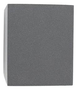 Комплект от 2 модерни стенни лампи тъмно сиви IP44 - Baleno