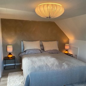 Дизайнерски таванна лампа сива 60 см 5-светлина - Plu