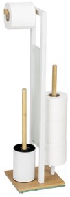 WENKO 26214100 - комплект за WC RIVALTA 18x70 cm кафяв/бял