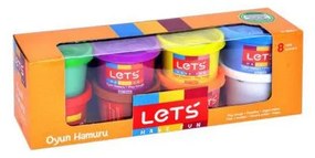 Пластилин Let's L-8348, 800 гр, 8 цвята