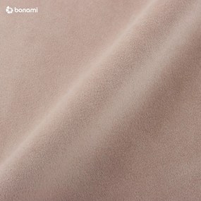 Бежов кадифен разтегателен диван Santo - Milo Casa