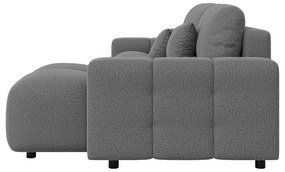 Сив разтегателен ъглов диван (променлив) Luki – Ropez