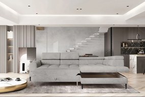 Ъглов диван Sovvor-Екрю дясно