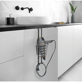 Висящ стоманен държач за сешоар Origin - Metaltex