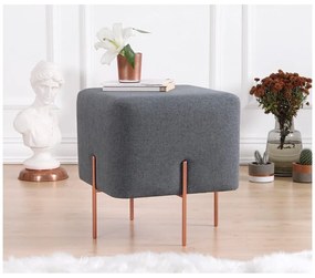 Тъмно сива табуретка Copper – Artie