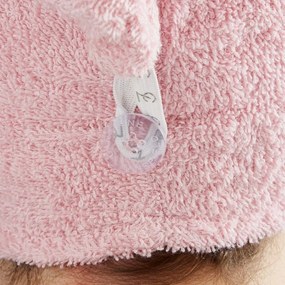 Розови бързосъхнещи памучни кърпи за коса в комплект от 2 бр. 20x13 cm Quick Dry – Catherine Lansfield