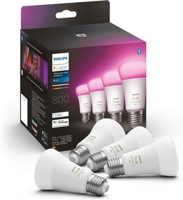 Смарт Крушка Philips Pack de 4 E27