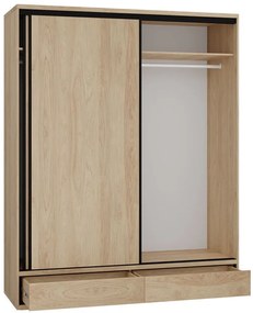 Гардероб Mediolan плъзгащи-Natural Special