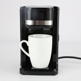 Разопакован: Кафемашина Rosberg R51170D, 350W, 150 ml, Включена чаша, Автоматично изключване, Черен