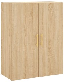 828415 vidaXL Стенен шкаф дъб сонома 69,5x34x90 см