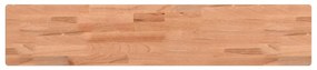 356024 vidaXL Стенен рафт 100x20x1,5 см буково дърво масив