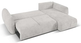 Светлосив ъглов диван (десен ъгъл) Matera - Cosmopolitan Design