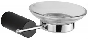 Mexen Aron сапунерка, черна/хром - 7088139-07