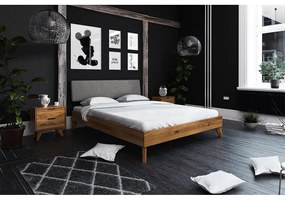Дъбово двойно легло 160x200 cm Greg 3 - The Beds