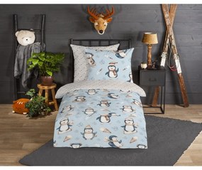 Единично фланелено детско спално бельо 140x200 cm Jani – Good Morning