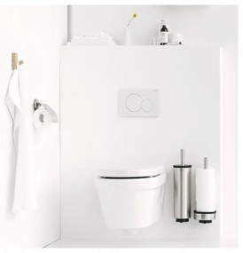 Четка за тоалетна Brabantia Profile 90300284, 43 см, Изцяло покрита четка, Възможност за стенен монтаж, Инокс
