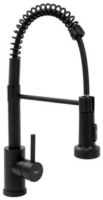 REA-B4820 - Смесител за мивка COLIN с изтегляща се душ глава, 42,5 cm, черен