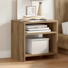 855765 vidaXL Нощни шкафчета, 2 бр, дъб артизан, 40x30x40 см, инженерно дърво